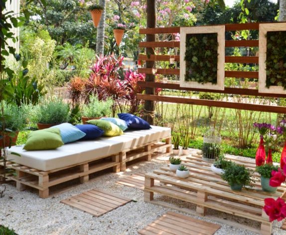5 idee per creare mobili da giardino con i pallet — blog linear Mobili da giardino con pallet